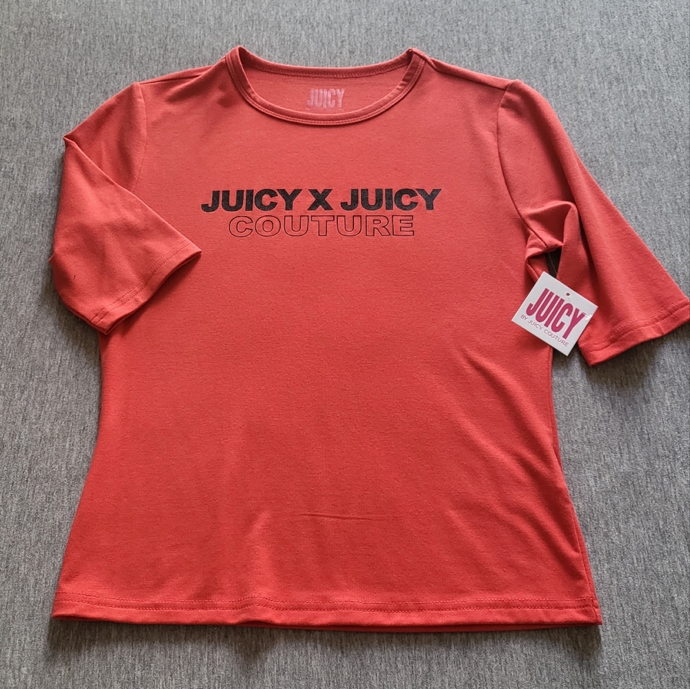 NWT Juicy Couture Graphic Tee Red